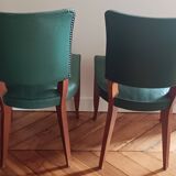 Pair of chairs in the style of Ruhlmann. 30s/40s