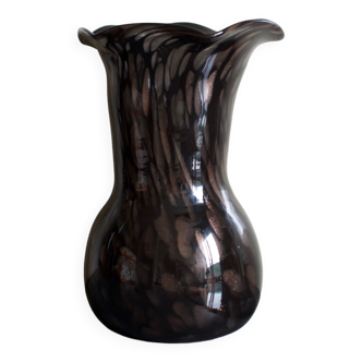 Blown glass vase