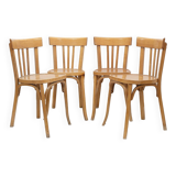 BAUMANN bentwood bistro chairs, set of 4