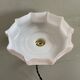 Suspension opaline rose ancienne