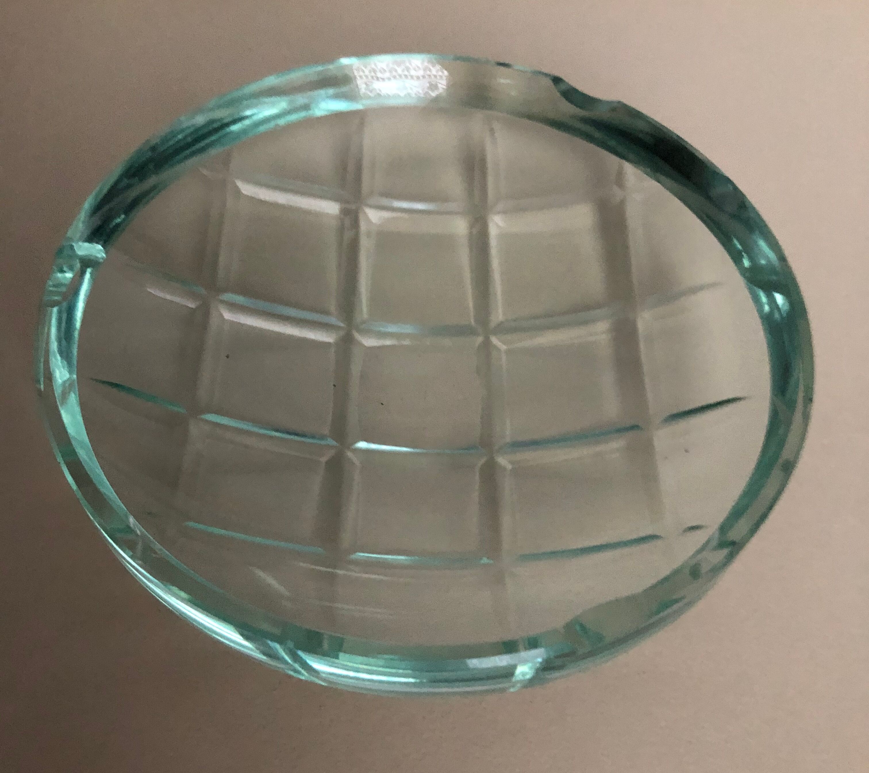 Glass ashtray
