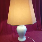 Art deco style ceramic base lamp