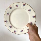 Digoin Sarreguemines dinner plates, floral