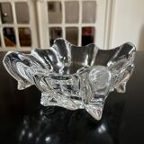 70s crystal ashtray