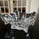 70s crystal ashtray