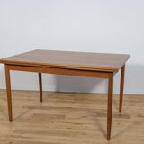 Mid Century Teak Extendable Dining Table, Denmark, 1960s