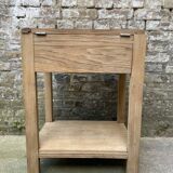 Worker in sandblasted solid oak, circa 1940