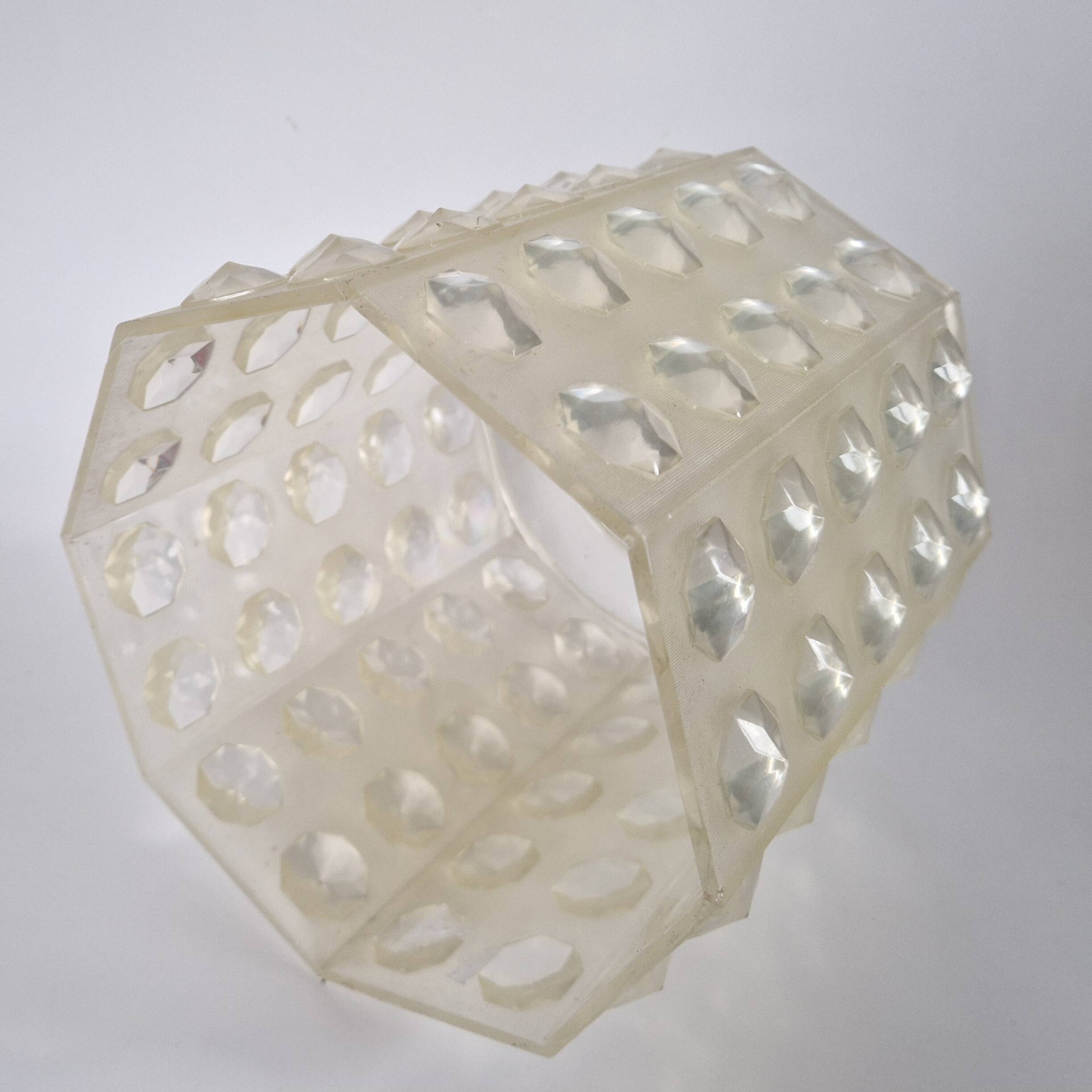 Modernist diamond suspension by Aloys Gangkofner, 1970s.