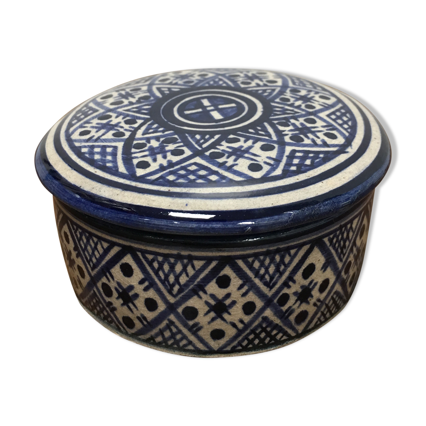 Moroccan ceramic box