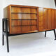 Mid-Century tambour and 4 drawer Afromosia sideboard, 1960s