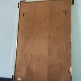 Vintage Mirror By Massimo Scolari For Valenti 1970s 49x90cm