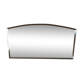 Vintage beveled rearview mirror from the 60s/70s