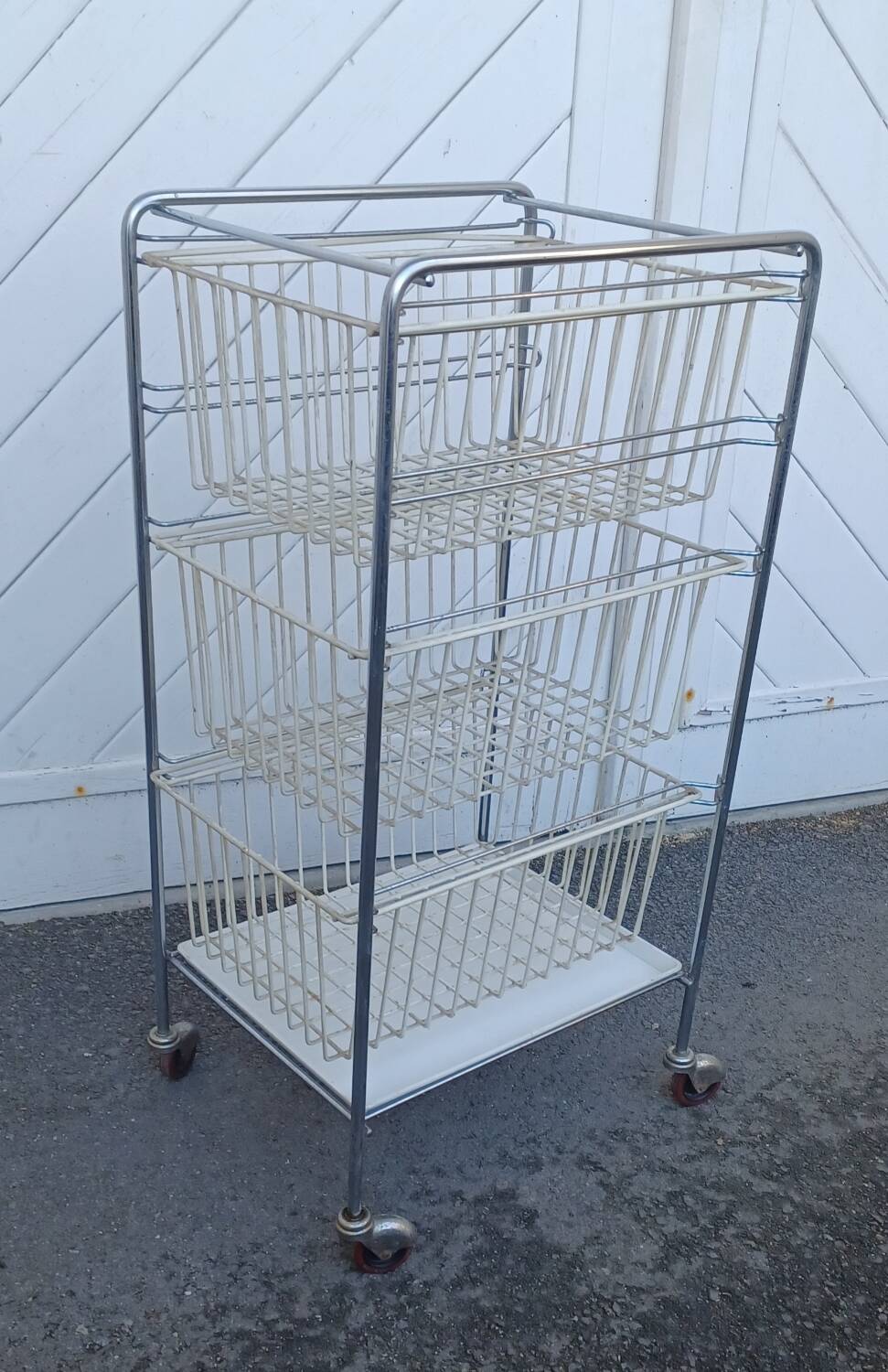 Vintage trolley dessert cart