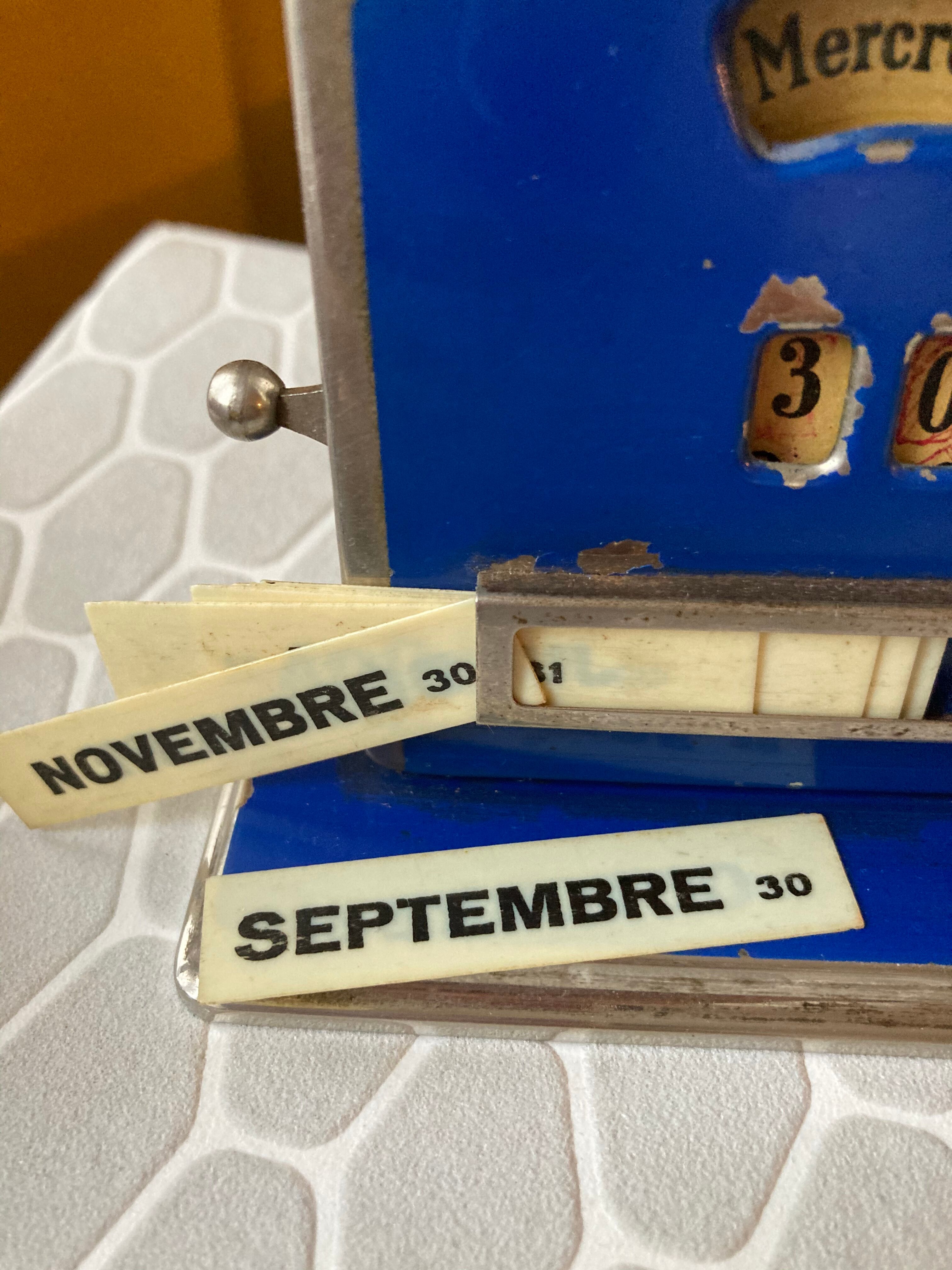 Calendrier perpétuel art deco de Jakob Mail 1930