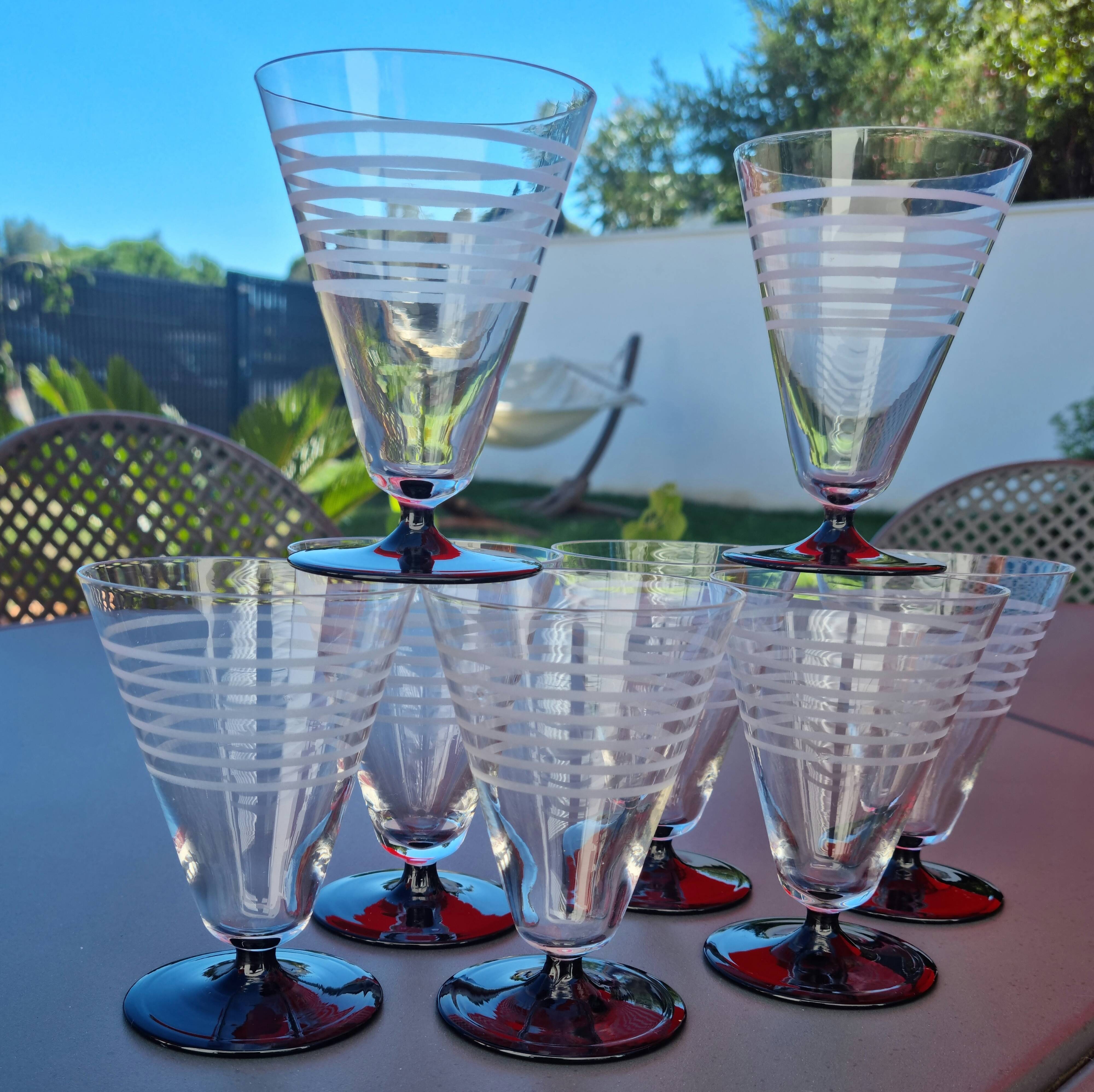 Set de 8 verres