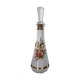 Vintage carafe pink and gilded deco with cap