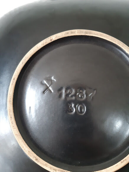 Ceramic cup fat lava style Vallauris 1960