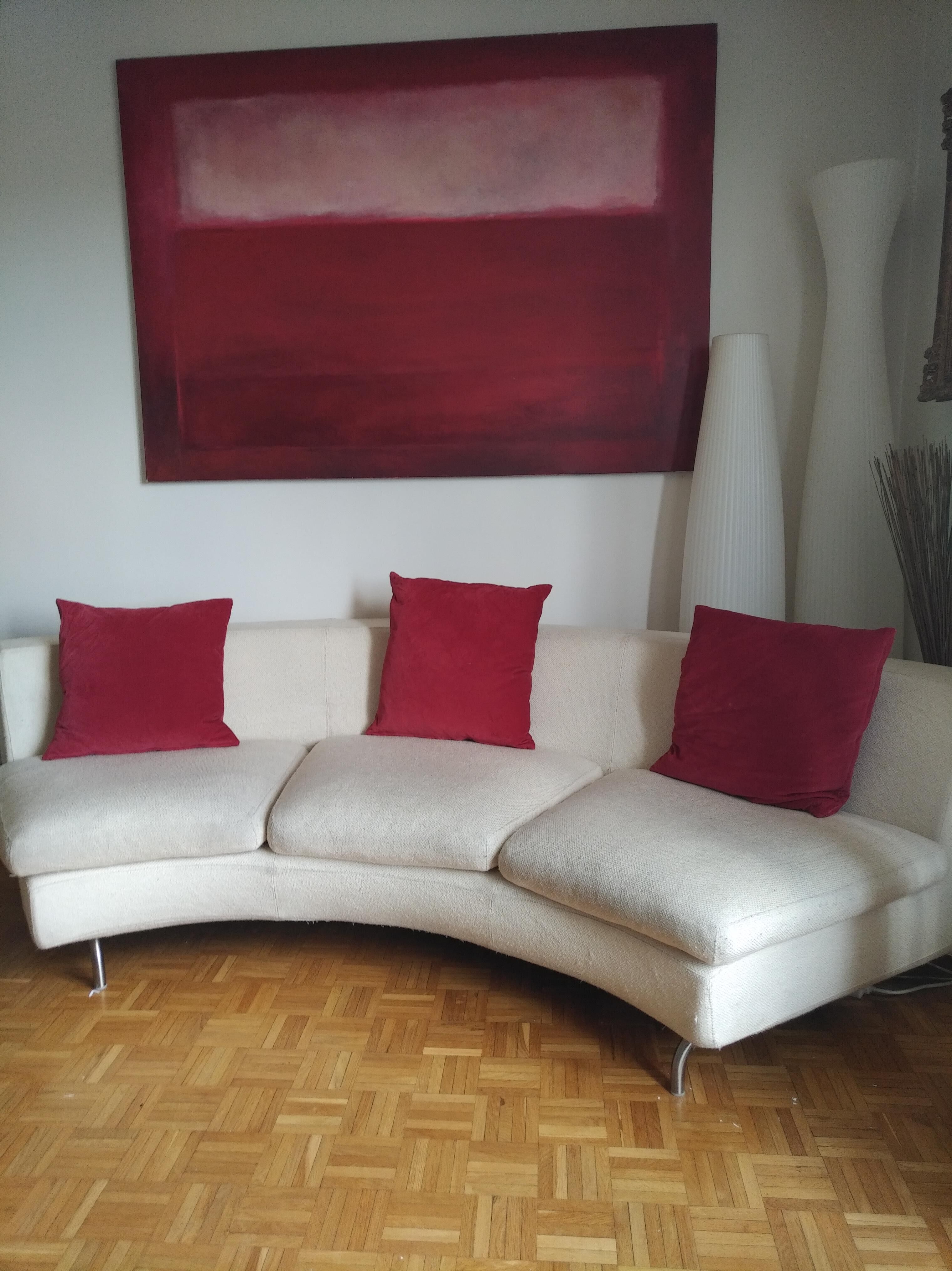 Canape arc de cercle minotti