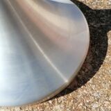 Suspension space age vintage en aluminium brossé