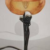 Swan neck lamp signed tief