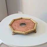 Old brass and hammered copper underside
