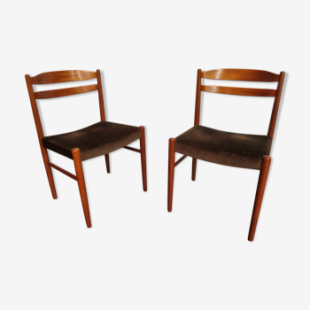 Paire de chaises scandinaves Johansson