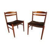 Paire de chaises scandinaves Johansson