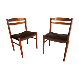 Pair of scandinavian chairs Johansson