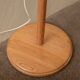 Vintage Danish Pine Adjustable Floor Lamp by +LYS Denmark, 1960s