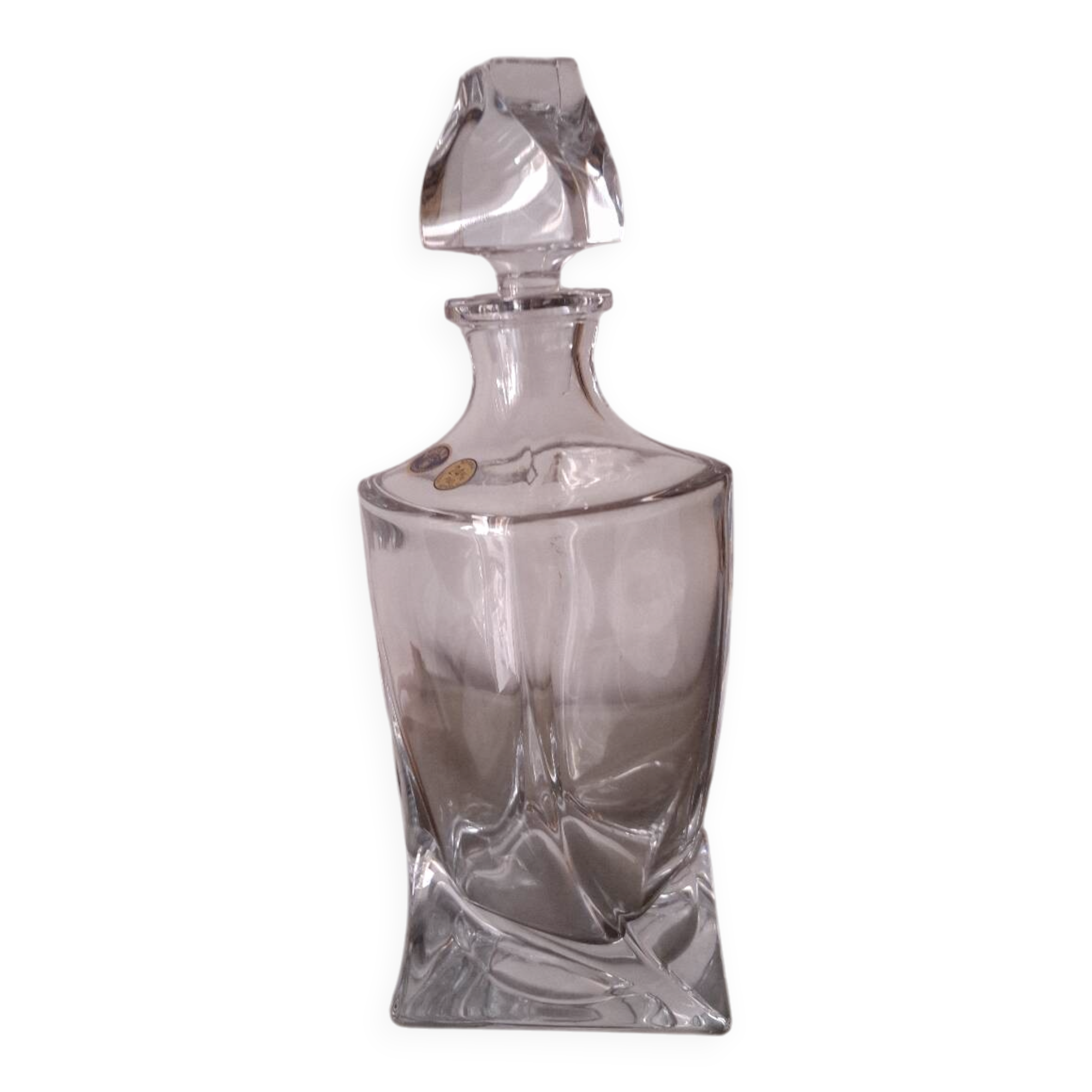 Bohemian crystal carafe (in box)