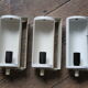 Vintage metal sconces