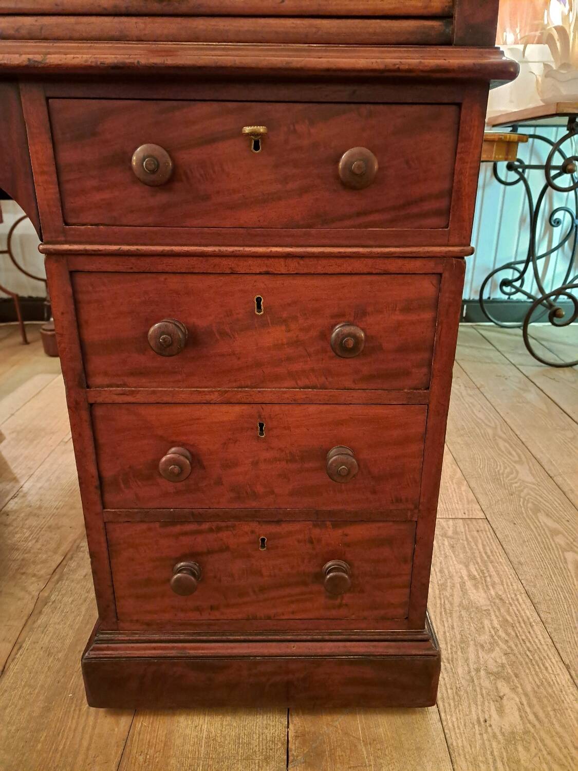 Cylinder desk stamped Holland & Sons