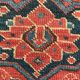 Tapis ancien Beshir afghan fait main 197x396 cm