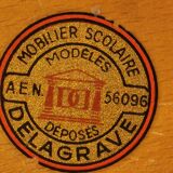 Vintage 2-seater desk "delagrave"