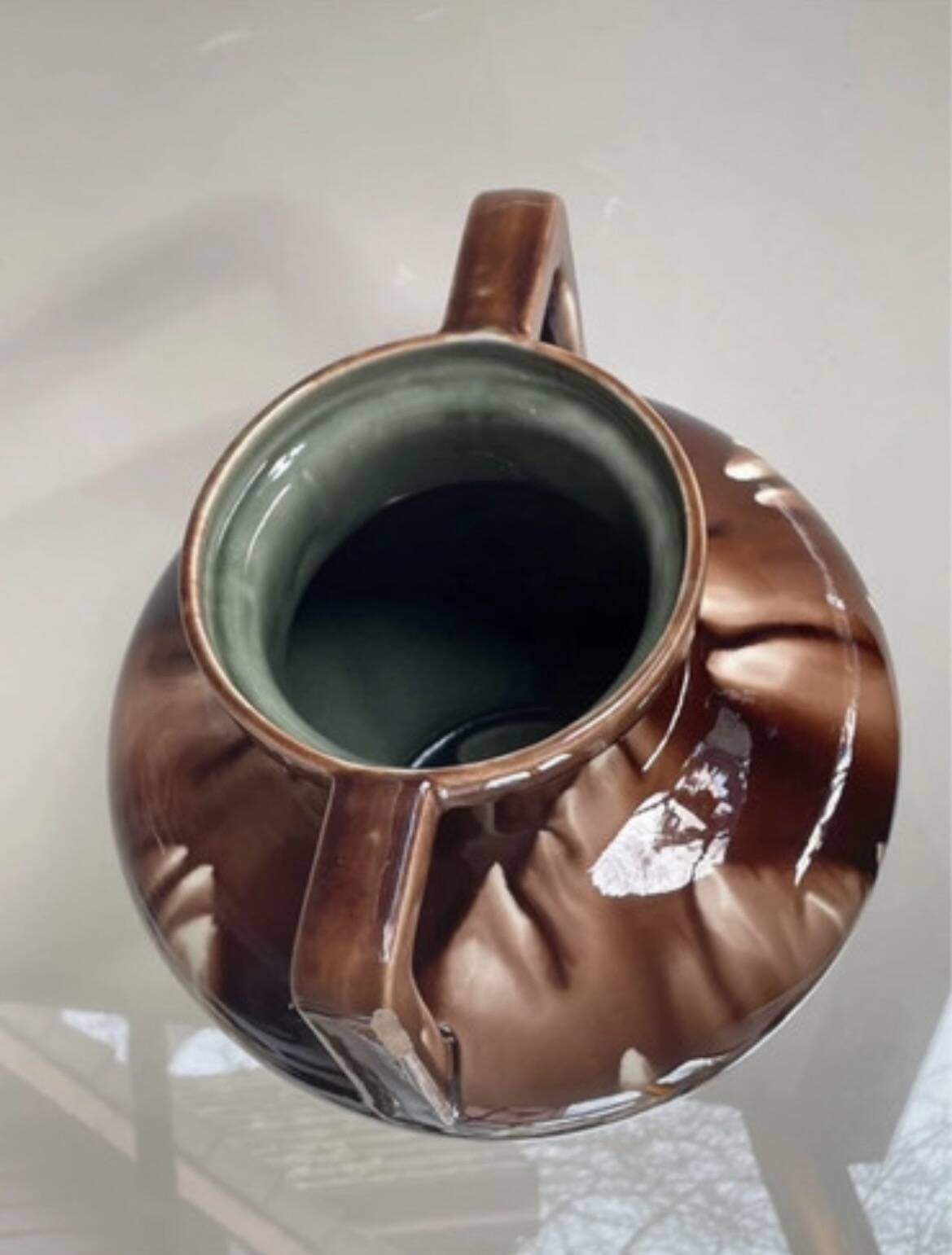 Ball vase circa 1900. Fives Lille. A. G. de Bruyn