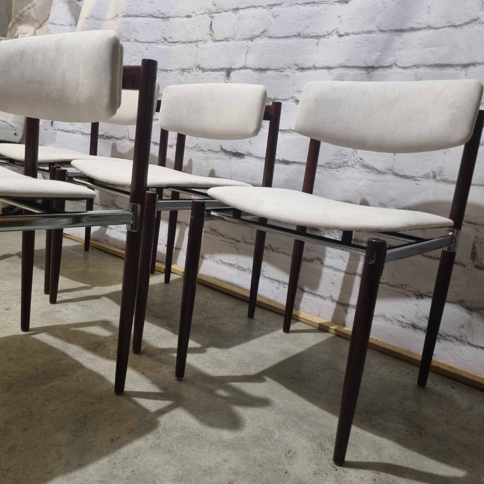 Vintage Dining Chairs By C. Denekamp For Thereca, 1960s, Set Of 4