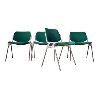 4 chairs by Giancarlo Piretti for Castelli, 1970