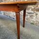Large bistro café table Alsatian winstub restaurant 1930