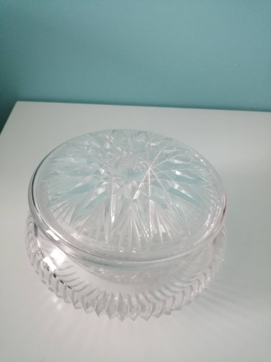 Baccarat crystal candy box