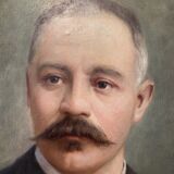 Portrait of a gentleman signed and dated 1907