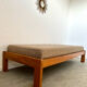 Wooden sofa design Regain France vintage 60s