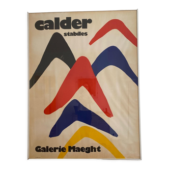 Original lithographic poster, Galerie Maeght (1971)