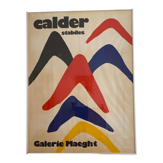 Affiche lithographique originale, galerie Maeght (1971)