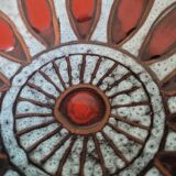 Glazed ceramic bowl signed Hôpital Cantonal Genève 1969