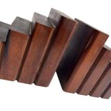 Vintage wooden bookends / book stand / decor