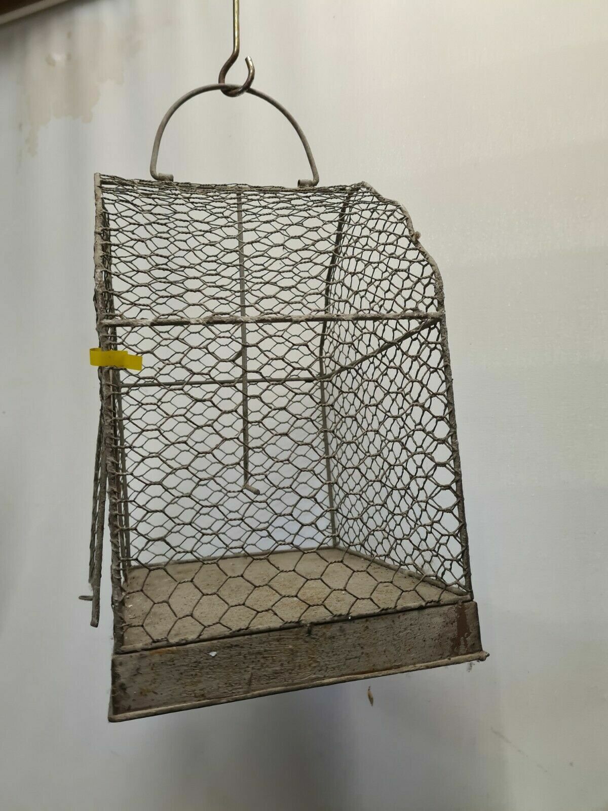 Grey patinated iron cage