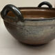Belgian stoneware dish signed
