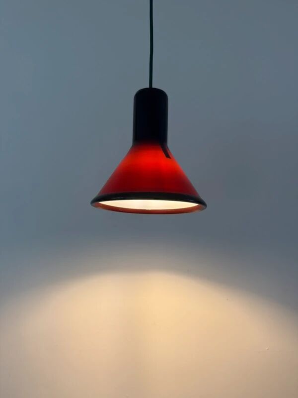 Vintage Holmegaard P&T pendant - Michael Bang - handmade glass lamp