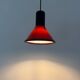 Vintage Holmegaard P&T pendant - Michael Bang - handmade glass lamp