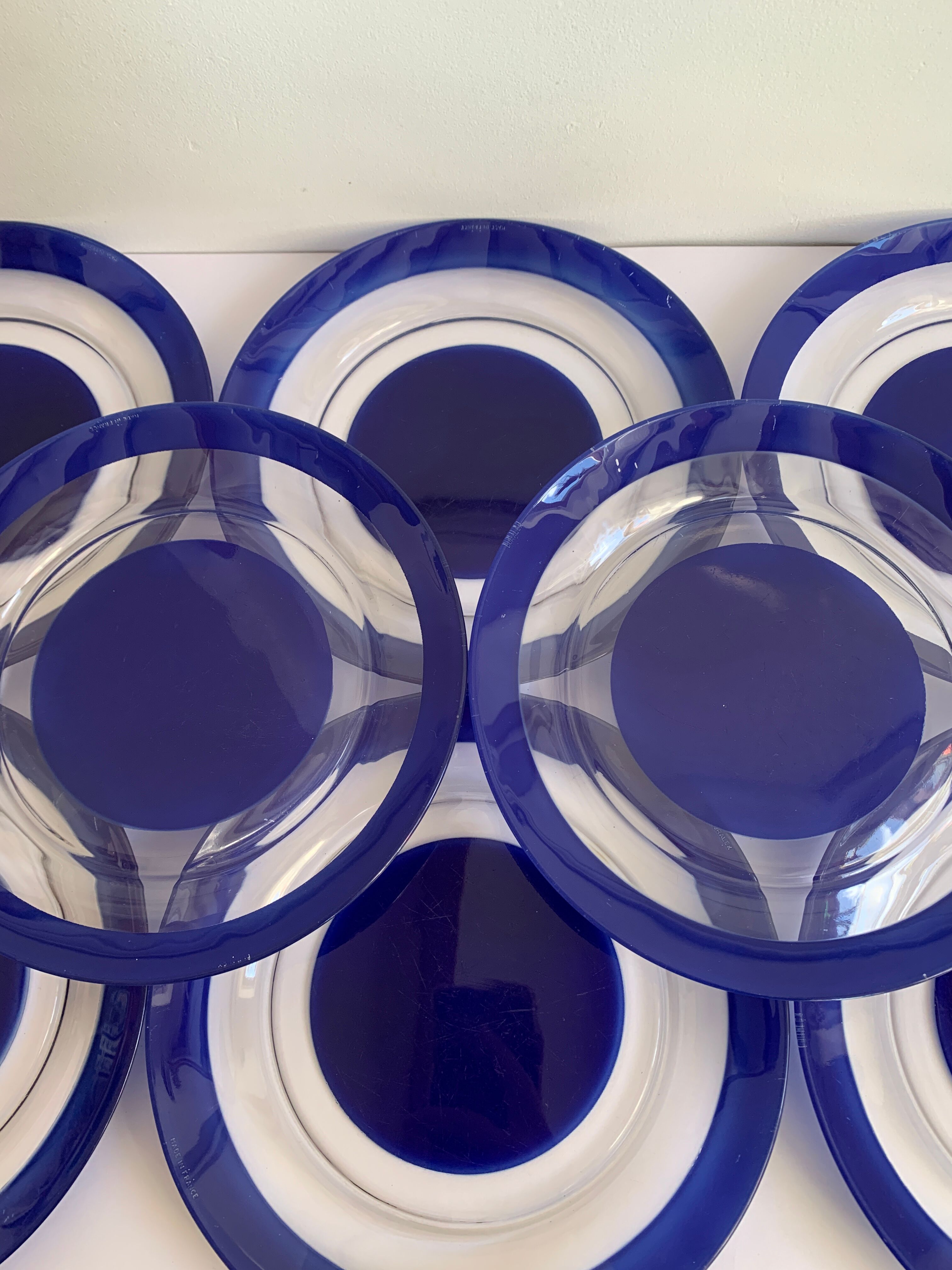 8 assiettes vintage
